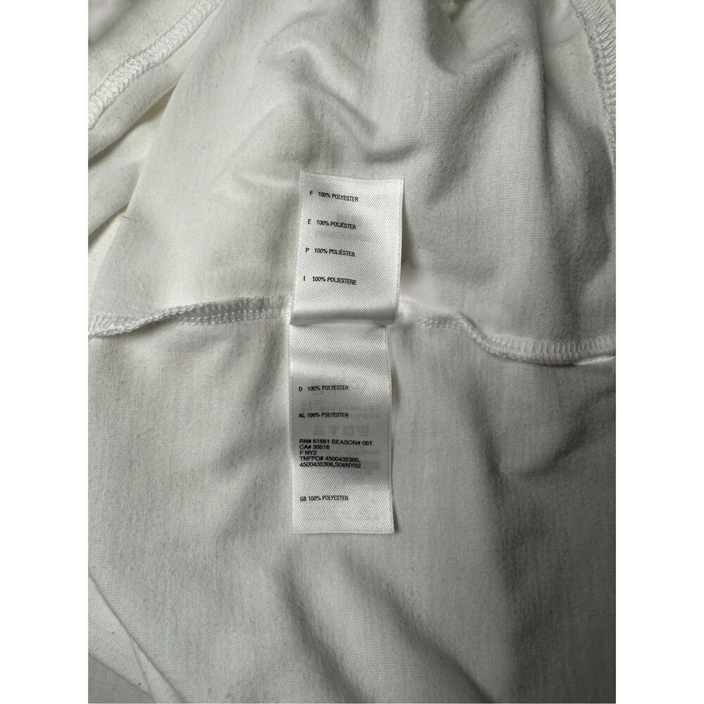 North Face men’s white vapor wick crewneck short sleeve t-shirt size M #18-1932 - Picture 6 of 7